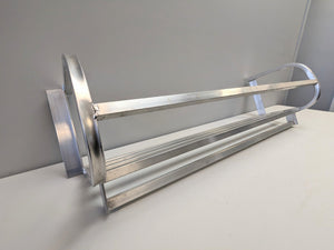 Wall mounted Snowmobile & ATV Helmet Trailer Rack - full product view | AAA Trailer