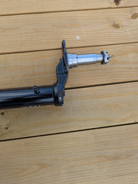 Axis Trailer EZ Lube Axle Beam - 72" Hubface - 3.5k - 4 inch Drop - 3500 lbs - close-up view | AAA Trailer