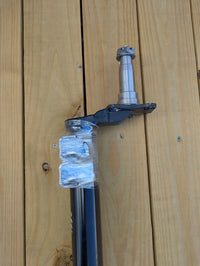 Axis Trailer EZ Lube Axle Beam - 72" Hubface - 3.5k - 4 inch Drop - 3500 lbs - close-up view | AAA Trailer