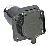 Bargman 77 7-Way Trailer Connector Car End – Flat Terminals (50-77-001) - detail view | AAA Trailer
