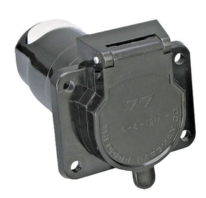 Bargman 77 7-Way Trailer Connector Car End – Flat Terminals (50-77-001) - detail view | AAA Trailer