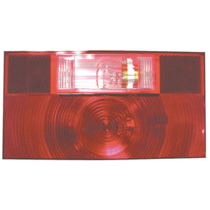 Bargman 91 Series RV Tail Light w/ Backup – 8.5" x 4.5" Surface Mount | Motorhome Replacement Light