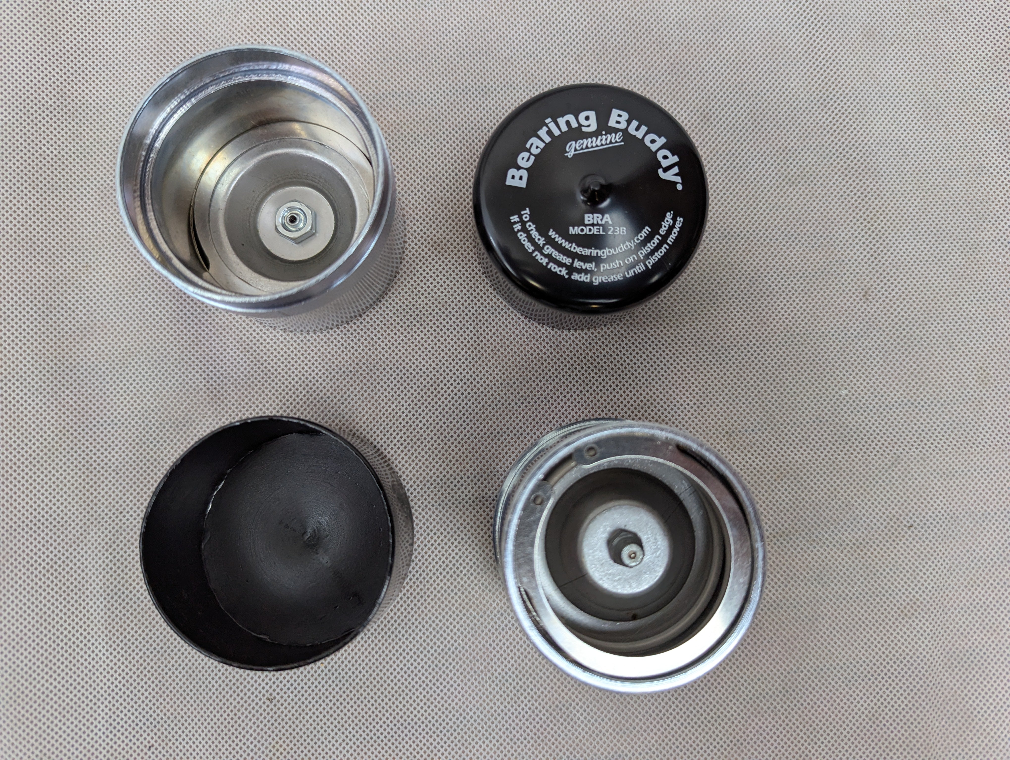 Bearing Buddy 2441 Bearing Protectors (Pair) — Fits Most 6-Lug Hubs | 2-7/16" (2.441")