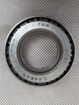 L44643 Trailer Wheel Bearing – 1" Inner Diameter – Replacement Bearing for 2K Trailer Axles - 2,000 lb - full product view | 
