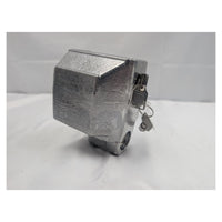 Blaylock TL-23 Bulldog Style Coupler Lock EZ Push Button side view with included keys
