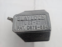 Blaylock TL-22 model number and Patent D575-684 embossed on aircraft-grade aluminum lock body