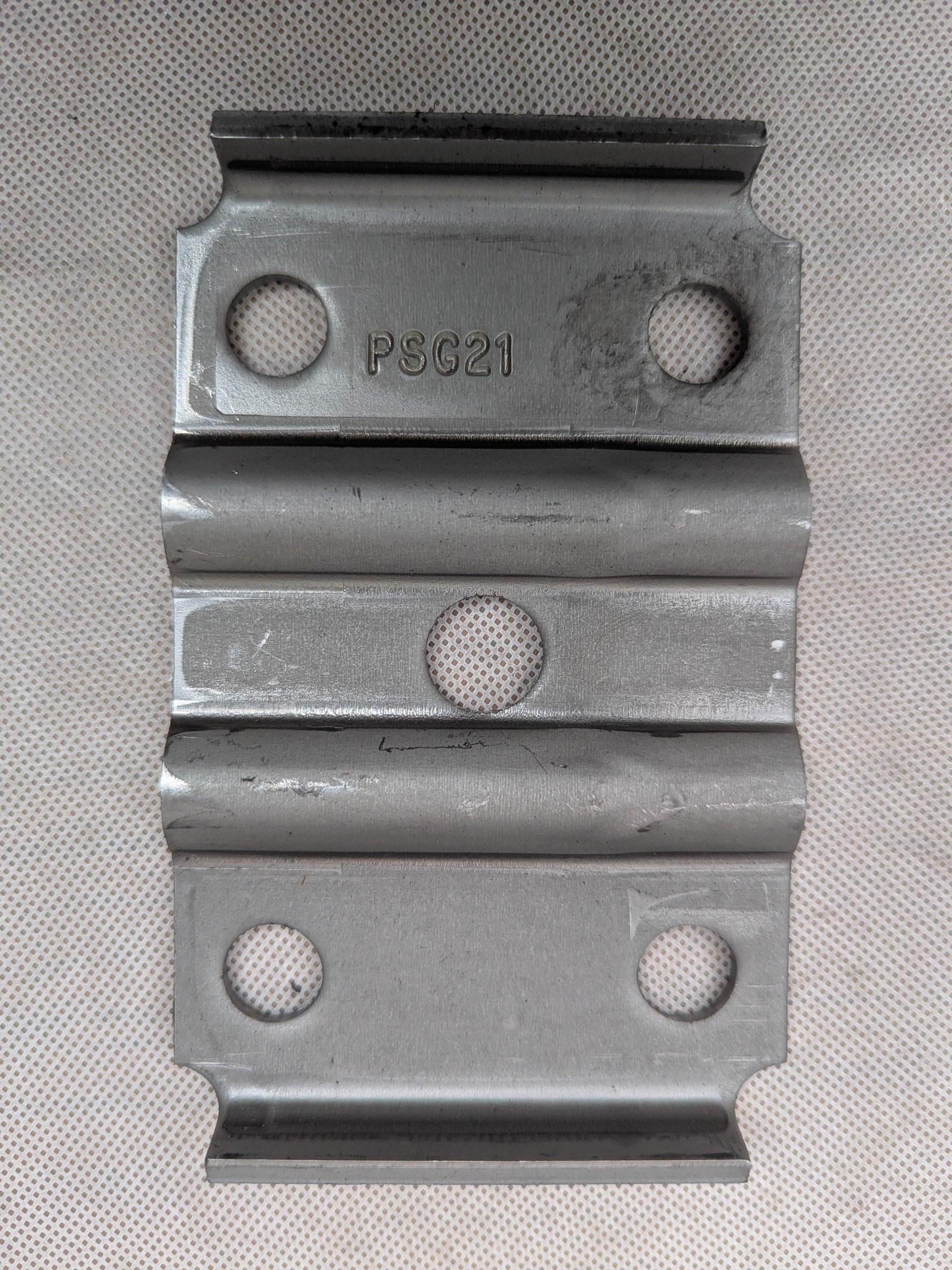 U-Bolt Plate for 3" Diameter Round Trailer Axle  - 1-3/4" Wide Spring - 9/16 or 1/2" U Bolts