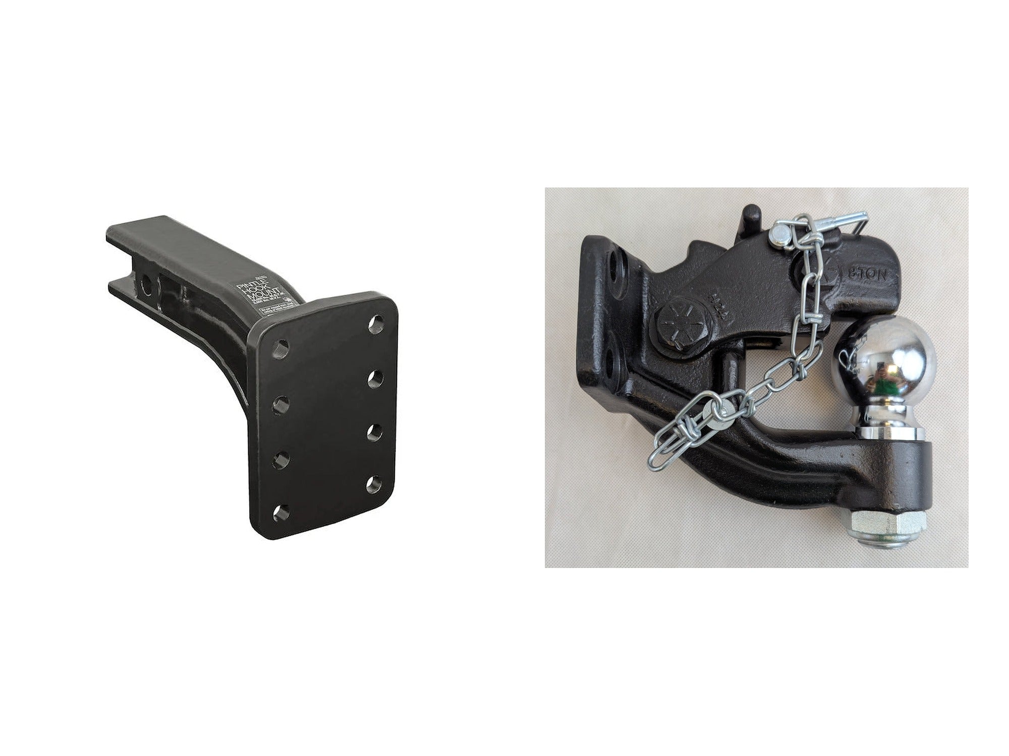 Buyers Products 2-1/2" Pintle Hitch Bundle – PM25812 Mount + BH82516 8-Ton Combination Hitch (16,000 lb MGTW Kit)