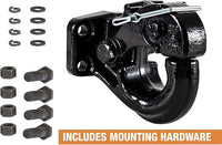 Buyers 6 Ton Pintle Hook with Hardware - Durable Towing Solution - alternate angle | AAA Trailer