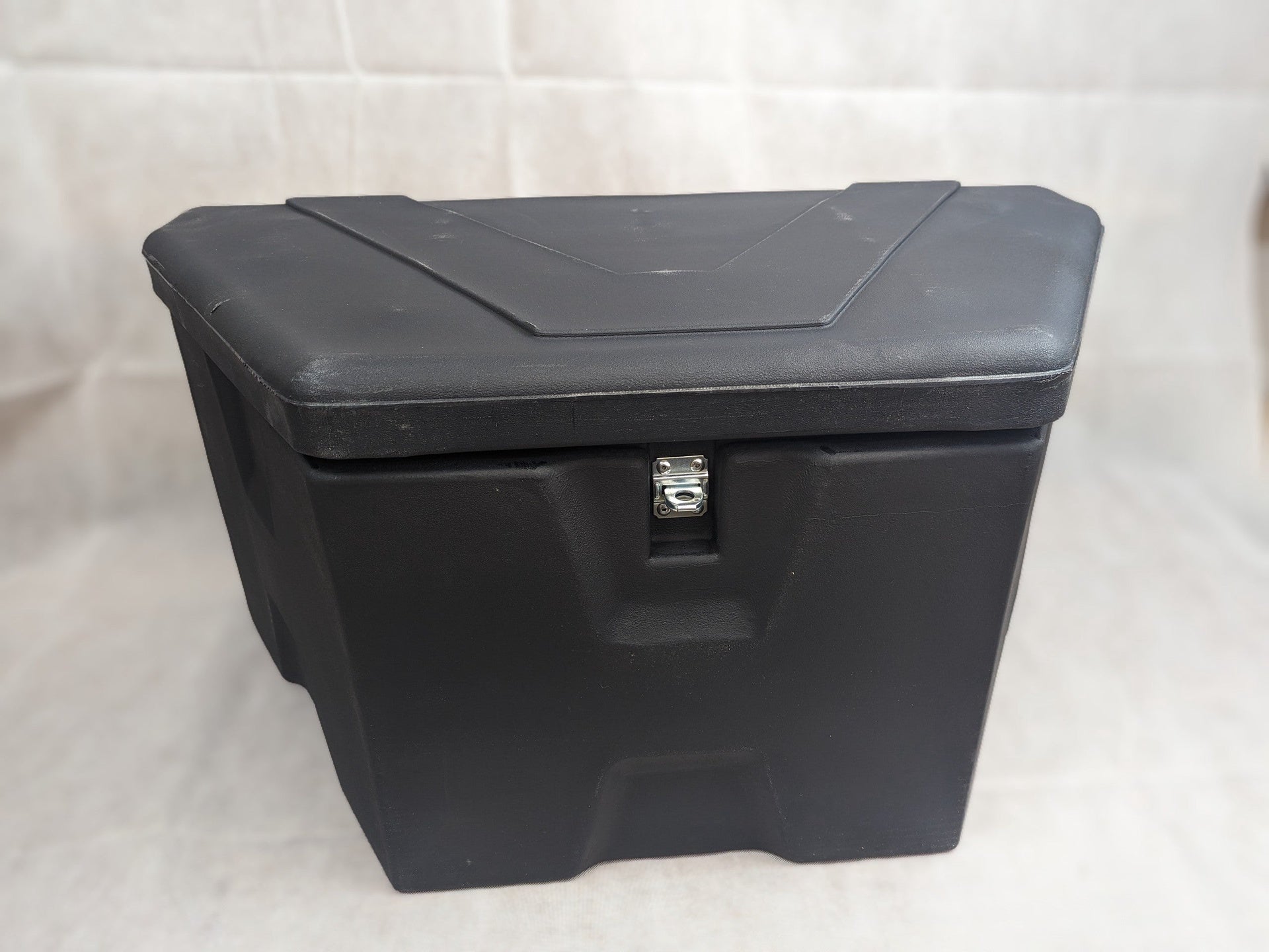 Buyers Products Black Poly Trailer Tongue Tool Box with Durable Security