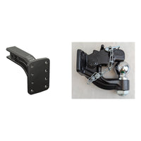 Buyers Products PM25812 pintle mount + BH82516 8-ton combination hitch bundle for 2-1/2 inch receivers, 16,000 lb MGTW kit