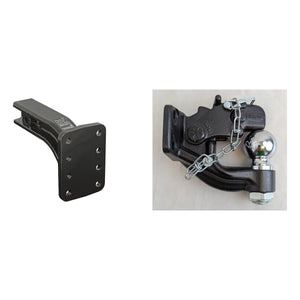 Buyers Products PM25812 pintle mount + BH82516 8-ton combination hitch bundle for 2-1/2 inch receivers, 16,000 lb MGTW kit