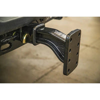 Buyers Products PM25812 pintle mount installed in 2-1/2 inch truck hitch receiver - application view