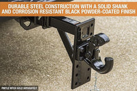 Buyers Products PM812 pintle mount mounting plate detail with 6 adjustable position holes
