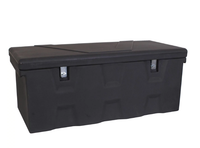 Buyers Products Poly Tongue Tool Box - Black, 44.375 x 19 in. x17.25 in.  1712240 - 44.375 x 19 - full product view | AAA Tra
