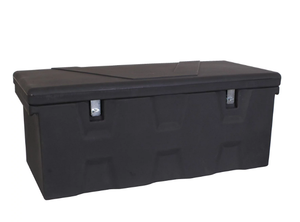 Buyers Products Poly Tongue Tool Box - Black, 44.375 x 19 in. x17.25 in.  1712240 - 44.375 x 19 - full product view | AAA Tra
