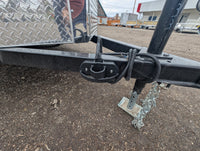 Cargo Mate 5x10 E Series Enclosed Cargo Trailer w Ramp Door & Side Door Stock 124133 - 2400 lbs, 5x10 - close-up view | AAA T