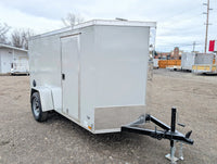 Cargo Mate 5x10 E Series Enclosed Cargo Trailer w Ramp Door & Side Door Stock 124133 - 2400 lbs, 5x10 - detail view | AAA Tra