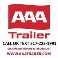 Cargo Mate 6x12 SA Enclosed Trailer w Ramp Door - Black - Stock# 105372 - 2,700 lbs, 6x12 - detail view | AAA Trailer