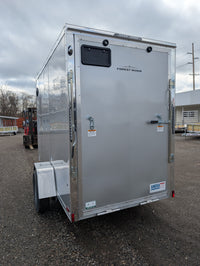 Cargo Mate Amera-Lite Aluminum 5x10 V Nose With Ramp Door Cargo / Enclosed Trailer -Stock# 200670 - 800 lbs, 5x10 - detail vi