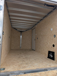 Cargo Mate Amera-Lite Aluminum 5x10 V Nose With Ramp Door Cargo / Enclosed Trailer -Stock# 200670 - 800 lbs, 5x10 - alternate
