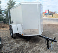 Cargo Mate E Series 4x6 Enclosed Cargo Trailer - Gray - Stock# 124053 - 2,000 lbs, 4x6 - component detail | AAA Trailer