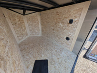 Cargo Mate E Series 4x6 Enclosed Cargo Trailer - White - Stock# 124917 - 465 lbs, 4x6 - component detail | AAA Trailer