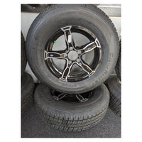 Lionshead Liger Aluminum 5 LUG 15" Wheel w 205/75/15 Castle Rock Tire LOAD C - full product view | AAA Trailer