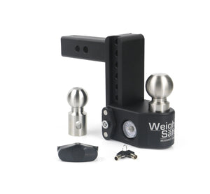 Cerakote Weigh Safe 6" Drop Hitch w/ 2" Shank (8K/12.5K GTWR) w/ WS05 - full product view | AAA Trailer