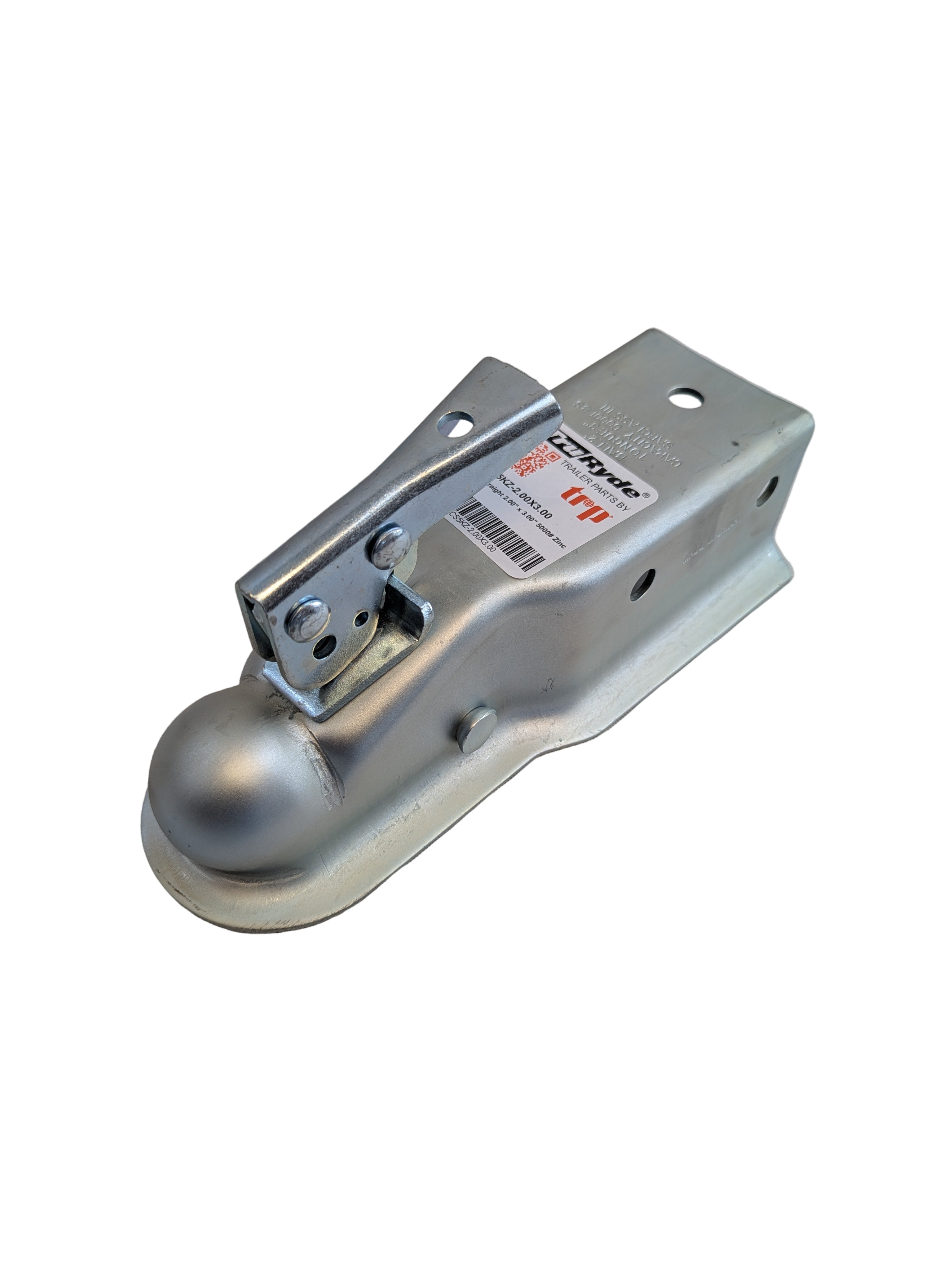 Channel Tongue Trailer Coupler - Trigger Latch - Zinc - 2" Ball - Bolt On - 5,000 lbs CT-5003-Z