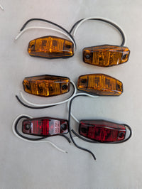Complete Marine LED Trailer Light Kit – Stop / Turn / Tail Lights with Wiring Harness - close-up view | AAA Trailer