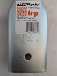 Coupler 2" x 3" Lever Lock 3500LB - 3500 lb - alternate angle | AAA Trailer