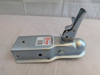 Coupler 2" x 3" Lever Lock 3500LB - 3500 lb - close-up view | AAA Trailer