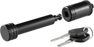 CURT 23518 Black Barbell Hitch Lock – 5/8" Pin | Fits 2" Receiver | Anti-Theft Trailer Hitch Lock - 1 lb - full product view 