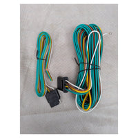 Trailer Wiring Harness Kit, 25ft Trailer Wire with 4 Flat Extension Connector, 4 Pin Flat Wishbond Wiring Light Kit - full pr