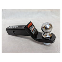 CURT 45036 Trailer Hitch Mount with 2-Inch Ball & Pin, Fits 2-in Receiver, 7,500 lbs, 2" Drop - 7,500 lbs - full product view