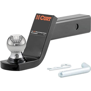 CURT 45154 Mount 2" Ball & Pin, 2" Receiver, 7,500 lbs, 4"Drop