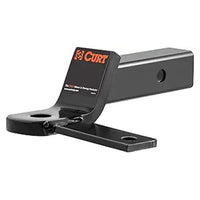 CURT 45820 Anti Sway Trailer Hitch Ball Mount, Fits 2-Inch Receiver, 7,500 lbs, 1-Inch and 5/8-Inch Holes, 2-In Drop - full p