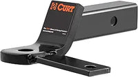 CURT 45820 Anti Sway Trailer Hitch Ball Mount, Fits 2-Inch Receiver, 7,500 lbs, 1-Inch and 5/8-Inch Holes, 2-In Drop - full p