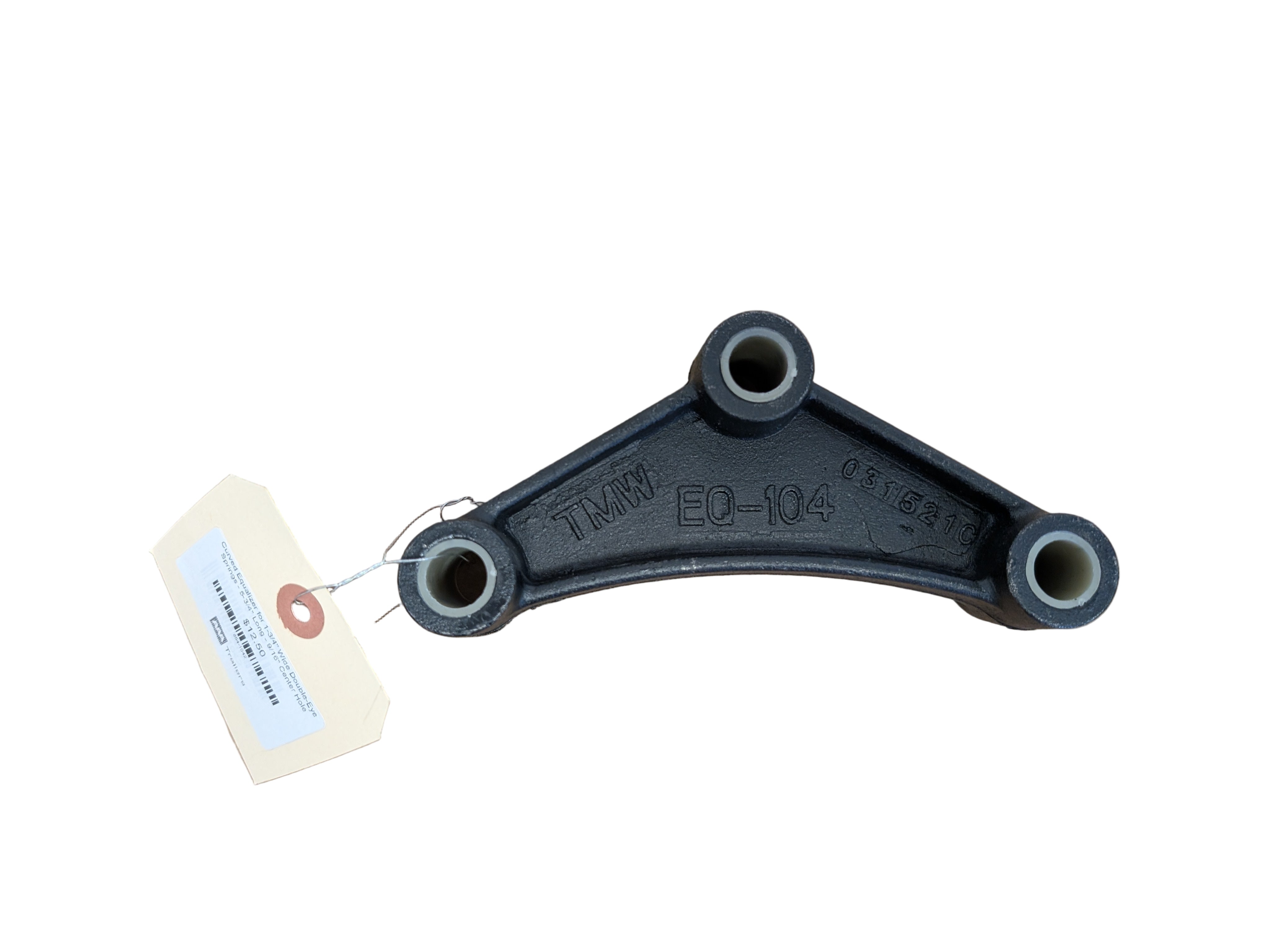 Curved Equalizer for 1-3/4" Wide Double-Eye Springs - 5-3/4" Long - 9/16" Center Hole EQ 104