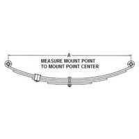 DBL. Eye Spring 26.00" 3 1500LBS UNA-050, AWS3, DE-AWS3 - 1500 lb - full product view | AAA Trailer