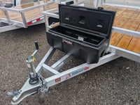Dee Zee DZ6535P Poly Truck Tool Box – 35" Utility Storage Chest | Weather Resistant, Lockable - close-up view | AAA Trailer