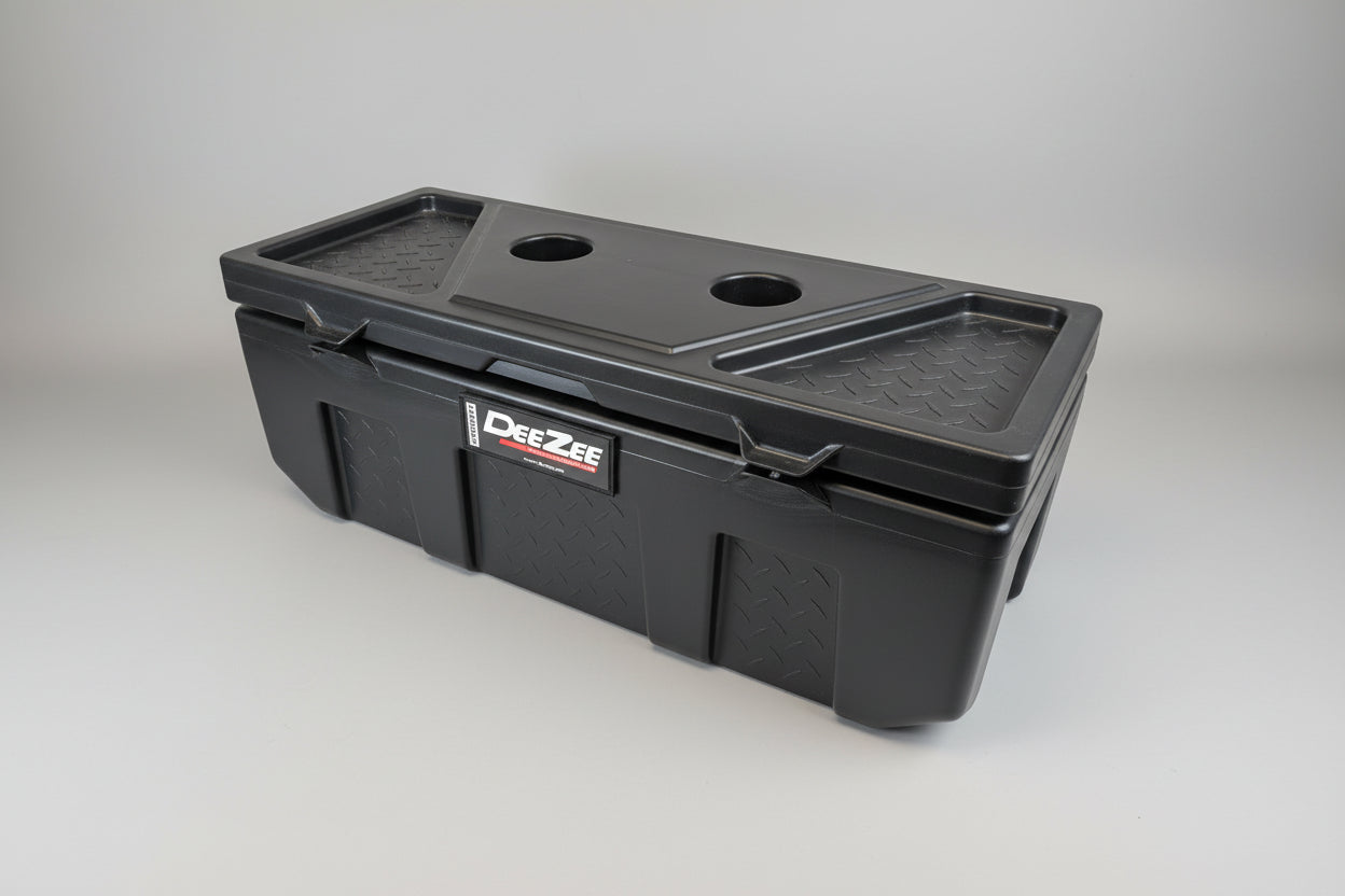 Dee Zee DZ6535P Poly Truck Tool Box – 35" Utility Storage Chest | Weather Resistant, Lockable