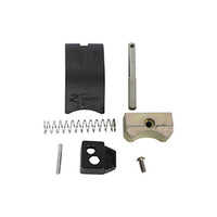 Demco 6008 EZ-Latch repair kit contents: composite handle, spring, handle pin, support pin, and hardware for 2-5/16" ball couplers