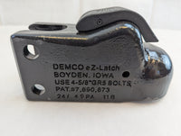 Demco Adjustable Trailer Coupler – 2-5/16" Ball – 21,000 lb – EZ Latch – Black (14040-81) - 21,000 lb - detail view | AAA Tra