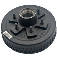 4.4K Trailer Hub Drum 5 on 4.5 – Dexter 008-407-05 10x2-1/4 (Pre-2022 Axles) - 4,400 lb - full product view | AAA Trailer