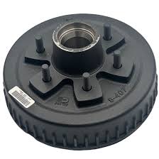 4.4K Trailer Hub Drum 5 on 4.5 – Dexter 008-407-05 10x2-1/4 (Pre-2022 Axles) - 4,400 lb - full product view | AAA Trailer