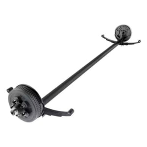 Dexter 3,500 lb Drop Trailer Axle – 95" Hub Face – 80" Spring Center – Electric Brakes – 5 on 4.5 – EZ Lube
