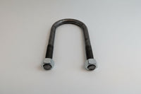 Dexter 2-3/8" Round Trailer Axle U-Bolt – 1/2" Medium with Nuts | Raw Steel - 3,500 lb - detail view | AAA Trailer