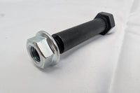 TruRyde FA-7-187 Shackle Bolt Close-up - Serrated Splines and Threaded End with Flanged Nut